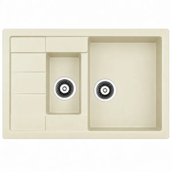 Zlewozmywak granitowy Adamant ANILA PLUS Ivory Zlewozmywak granitowy Adamant ANILA PLUS Ivory