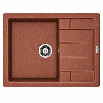 Zlewozmywak granitowy Adamant ANILA Terra-cotta