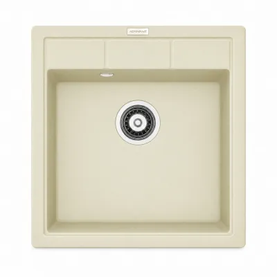 Zlewozmywak granitowy Adamant BRICK Ivory