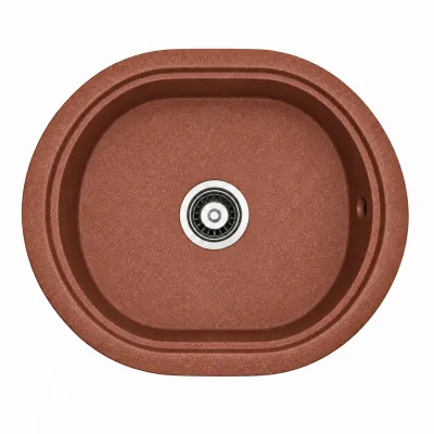 Zlewozmywak granitowy Adamant CIRCUM Terra-cotta