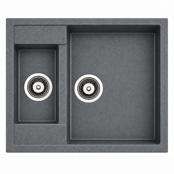 Zlewozmywak granitowy Adamant DUPLEX Grafit Zlewozmywak granitowy Adamant DUPLEX Grafit