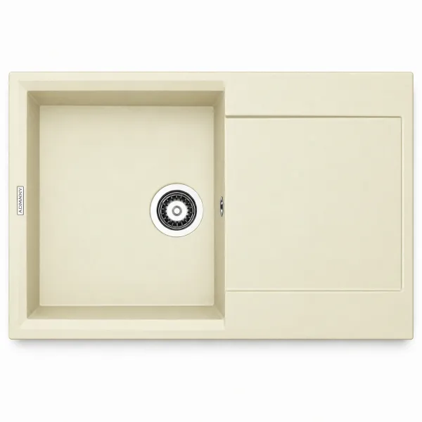 Zlewozmywak granitowy Adamant HORIZON Ivory