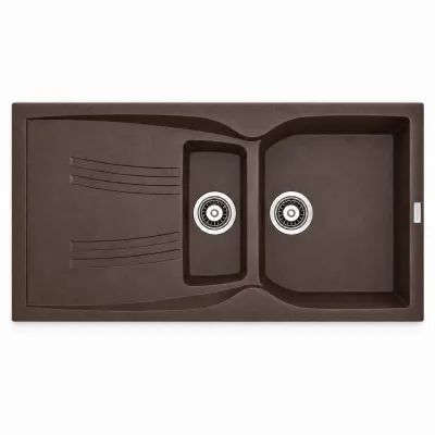 Zlewozmywak granitowy Adamant NEW LINE PLUS Mokko Zlewozmywak granitowy Adamant NEW LINE PLUS Mokko