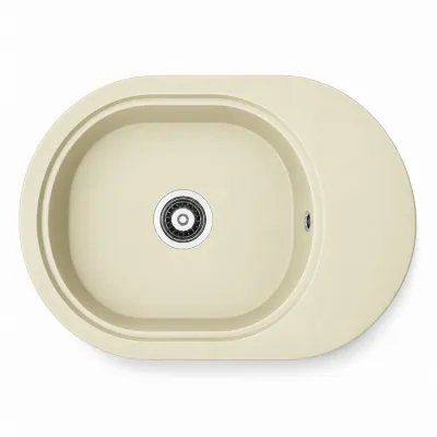 Zlewozmywak granitowy Adamant OVALE Ivory Zlewozmywak granitowy Adamant OVALE Ivory