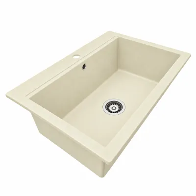 Zlewozmywak granitowy Adamant SIMILAR SINGLE Ivory