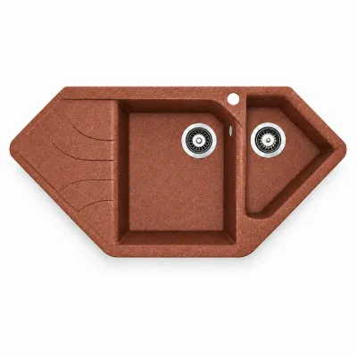 Zlewozmywak granitowy Adamant SPIRIT Terra-cotta Zlewozmywak granitowy Adamant SPIRIT Terra-cotta