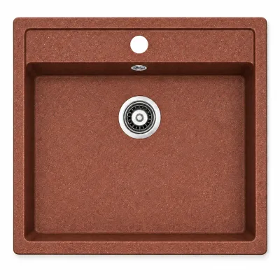 Zlewozmywak granitowy Adamant STEP Terra-cotta