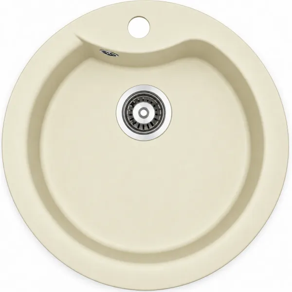 Zlewozmywak granitowy Adamant WAVE Ivory